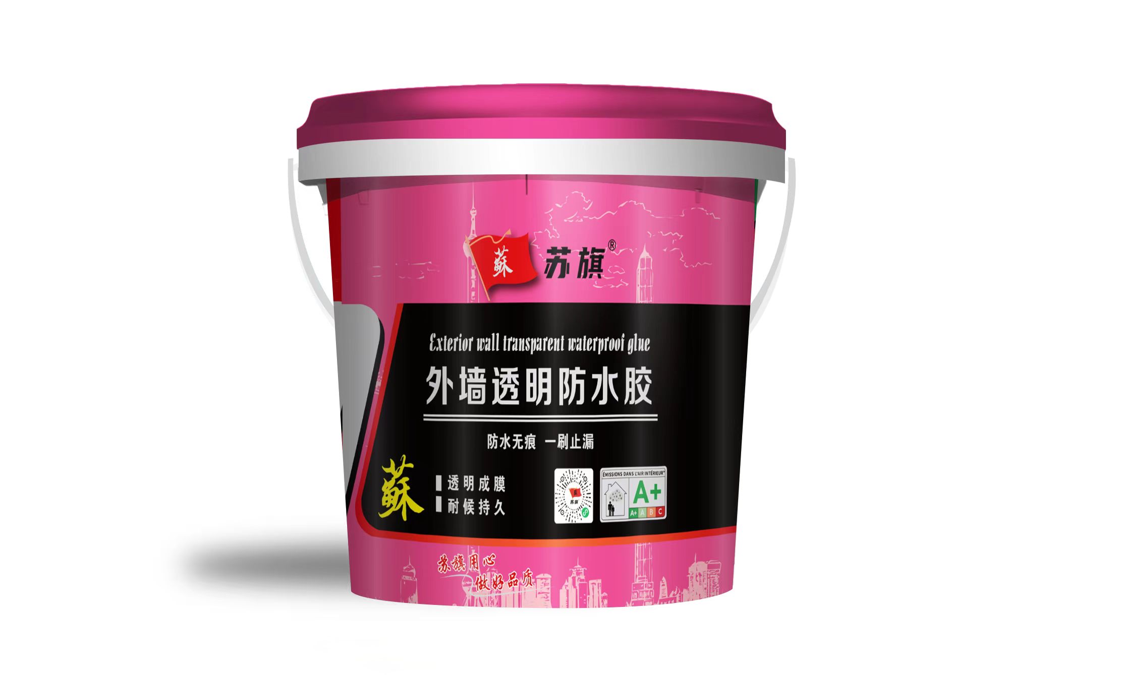 外墻透明防水膠，368元/桶